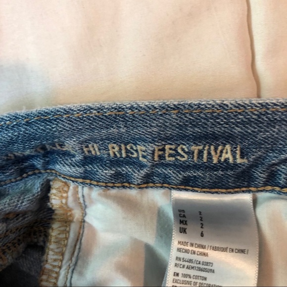 American eagle vintage hi-rise festival shorts - Picture 4 of 5